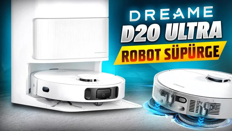 Dreame D20 Ultra yüksek emiş gücüyle kolay temizlik sağlıyor