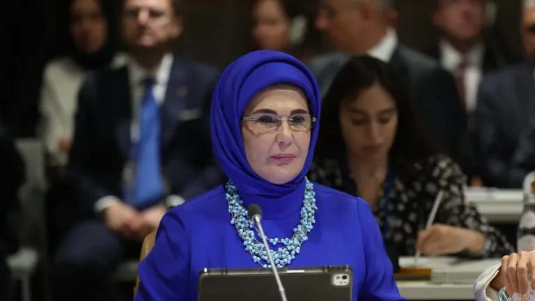 emine erdoğan, BM'de çocuk kanseri etkinliğine katıldı